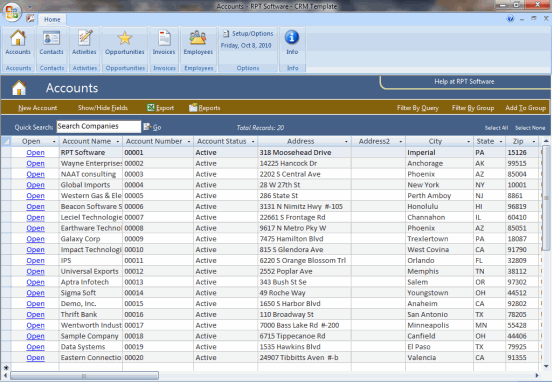 Samples Of Microsoft Access Databases Access Examples