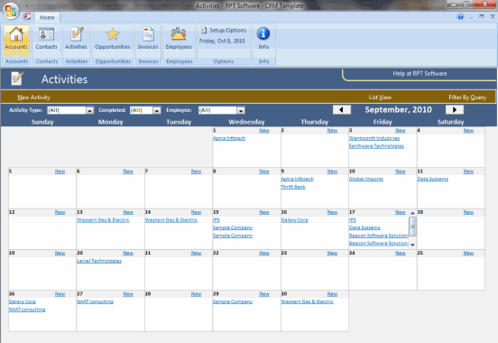 Free Contact Database Template in MS Access Format